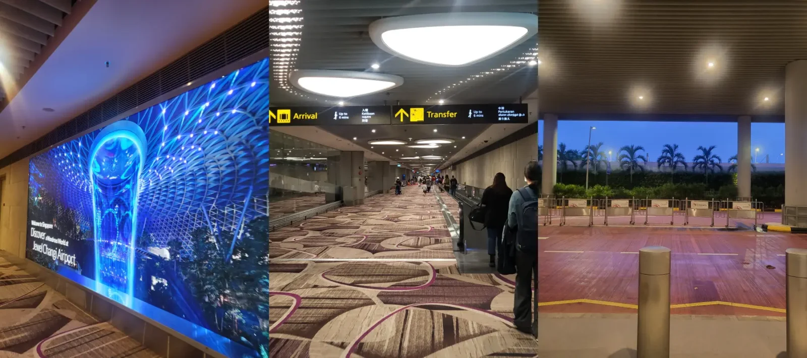 싱가포르-공항-도착